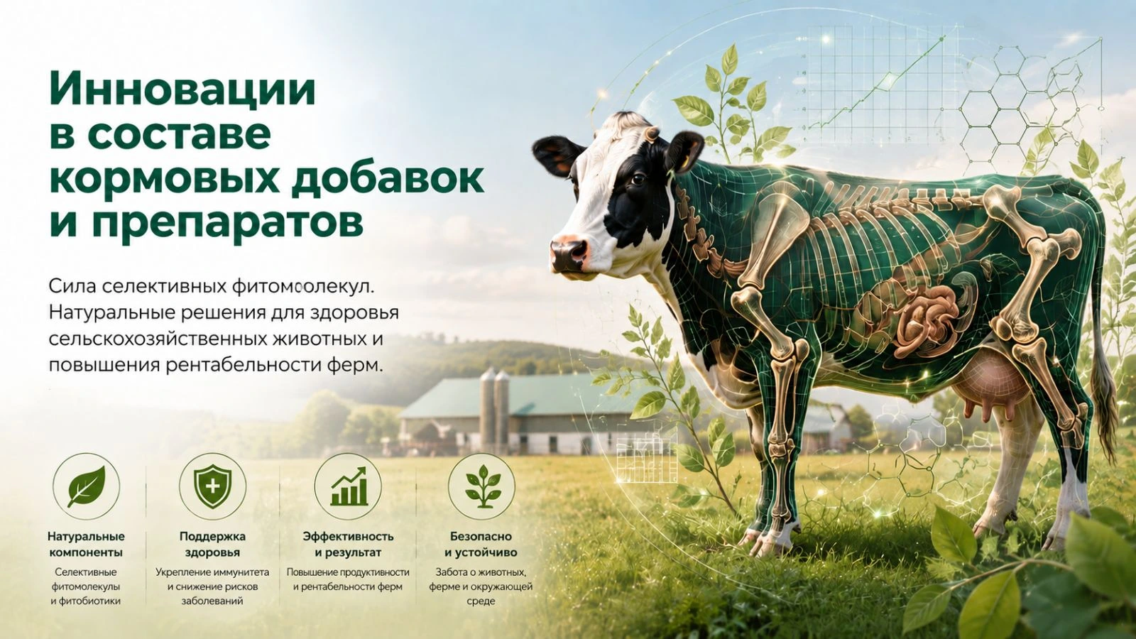 Инновации в составе кормовых добавок и препаратов